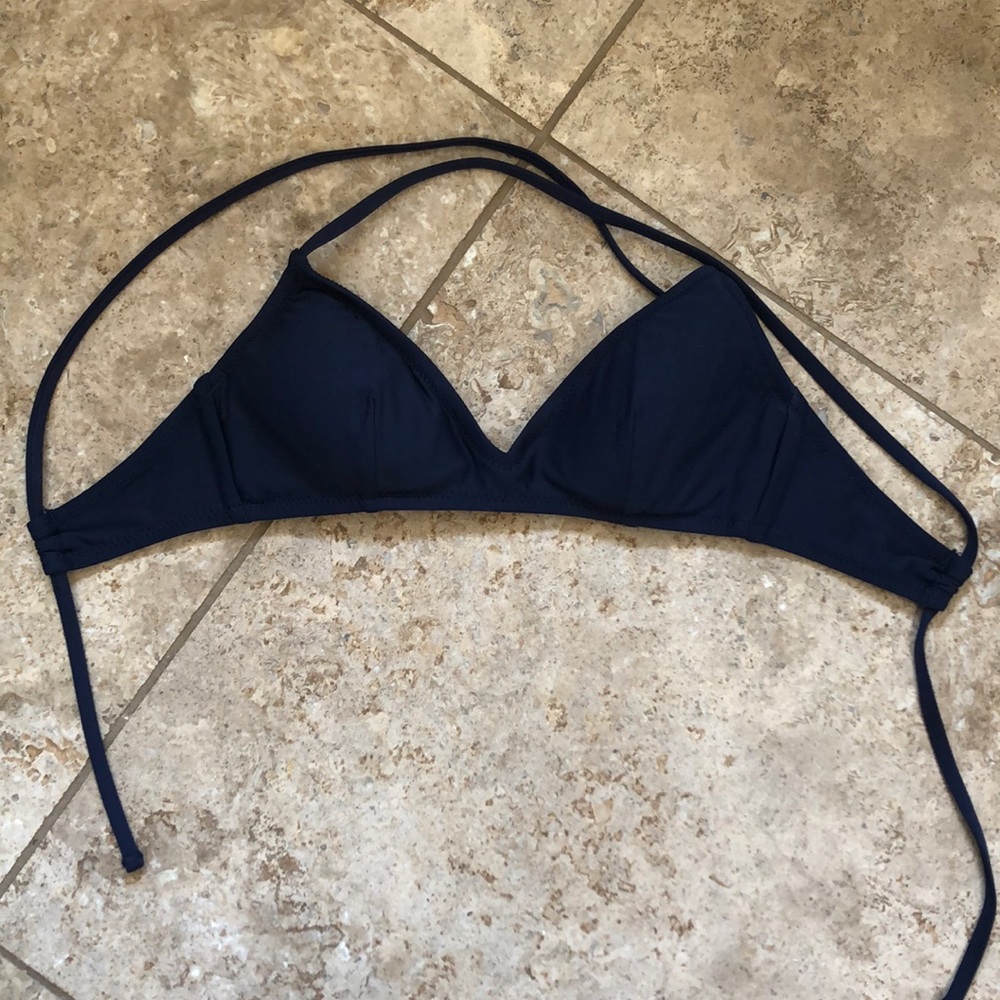 Jcrew XS Navy Swim Top